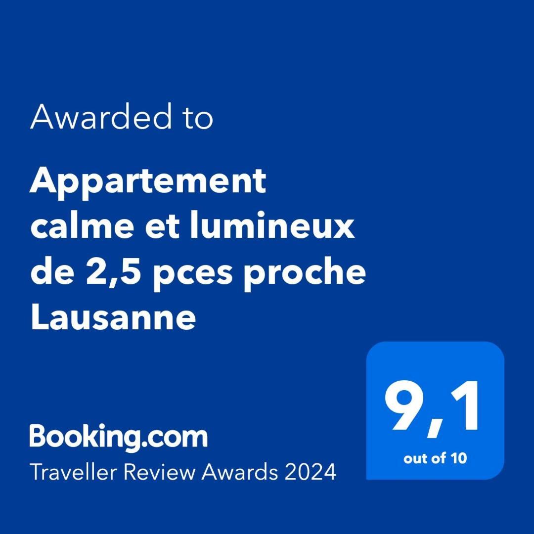 Appartement Calme Et Lumineux De 2,5 Pces Proche Lausanne Ecublens  Exterior photo